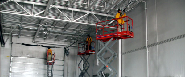 Warehouse Commercial Cleaning - Hard to Reach Areas Warehouse Commercial Cleaning - Hard to Reach Areas