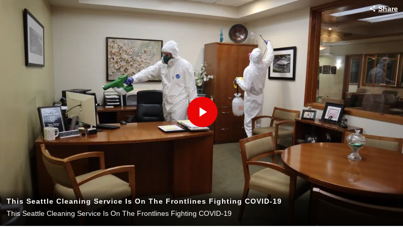 Seattle Cleaning Company On The Front Lines Fighting COVID-19