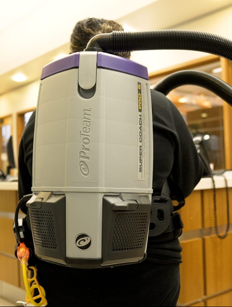 ProTeam ProVac FS 6 Commercial Backpack Vacuum with HEPA Media Filtration Must-Have Cleaning Products Every Commercial Cleaner Should Have in Their Arsenal