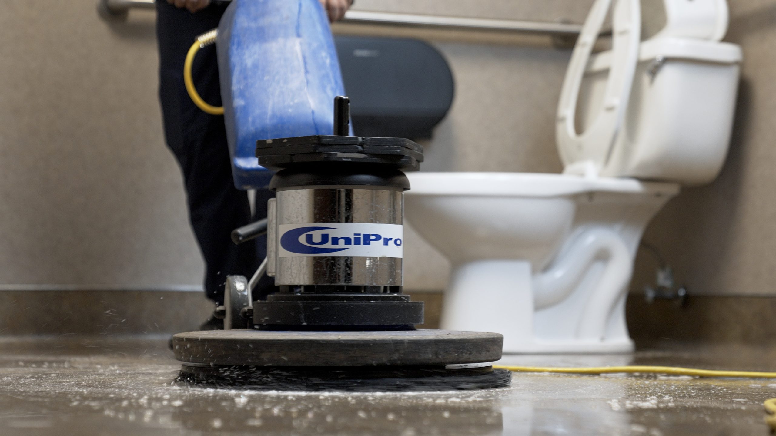 law office cleaning services - cleaning bathroom floor