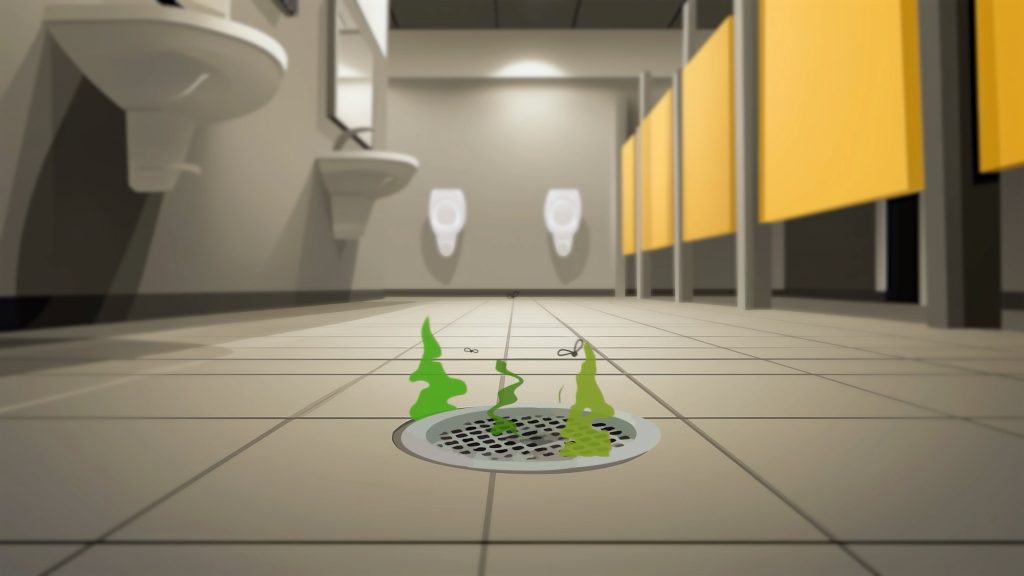 commercial restroom cleaning